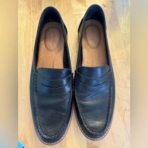 Seaport leather penny loafers